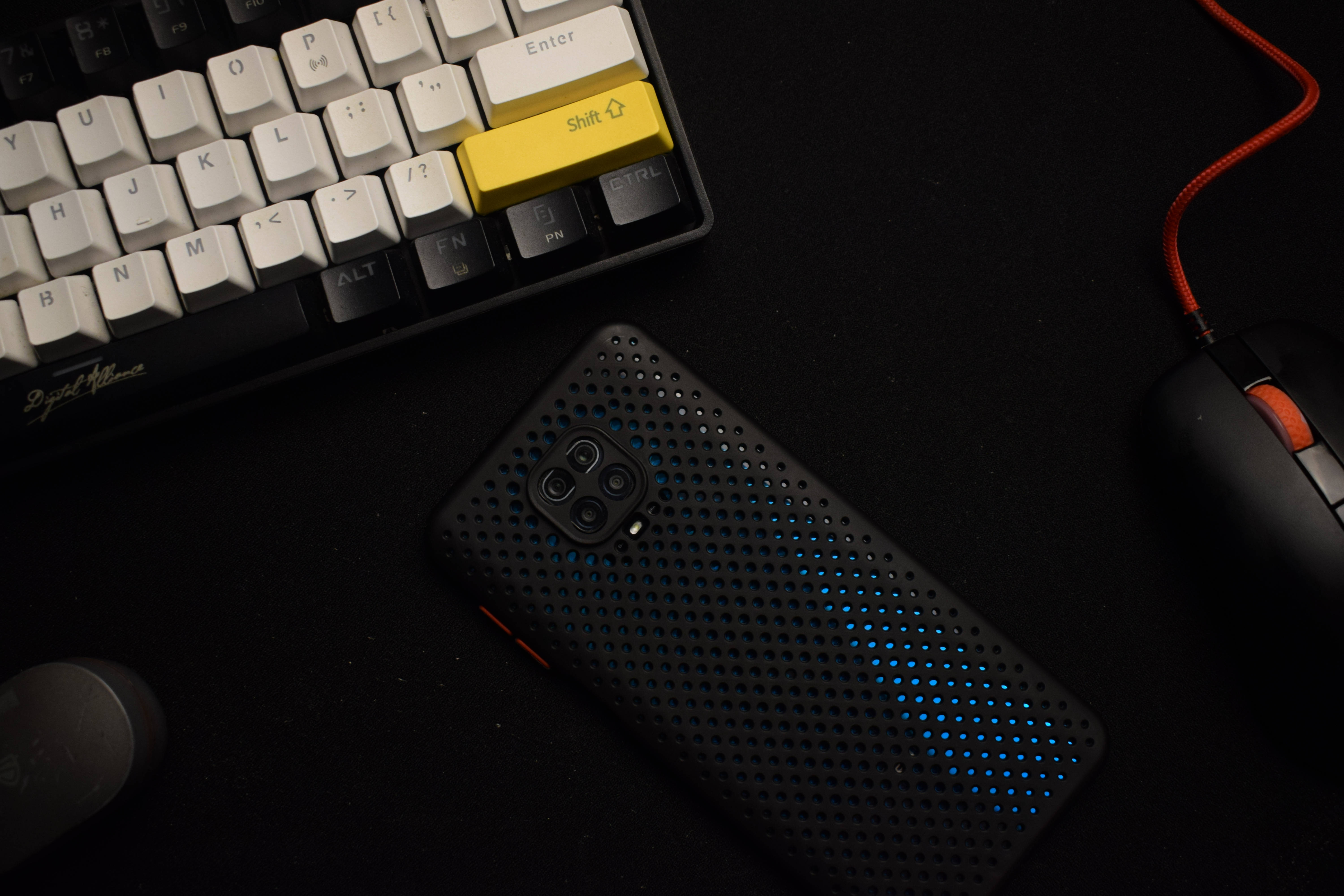 Xiaomi-telefon med tastatur Bakgrunner