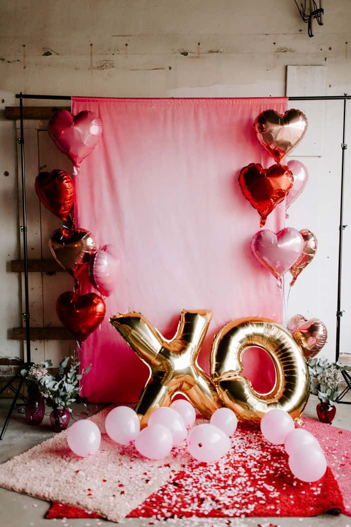 XO Valentinsdag dekorasjon bilder Bakgrunner
