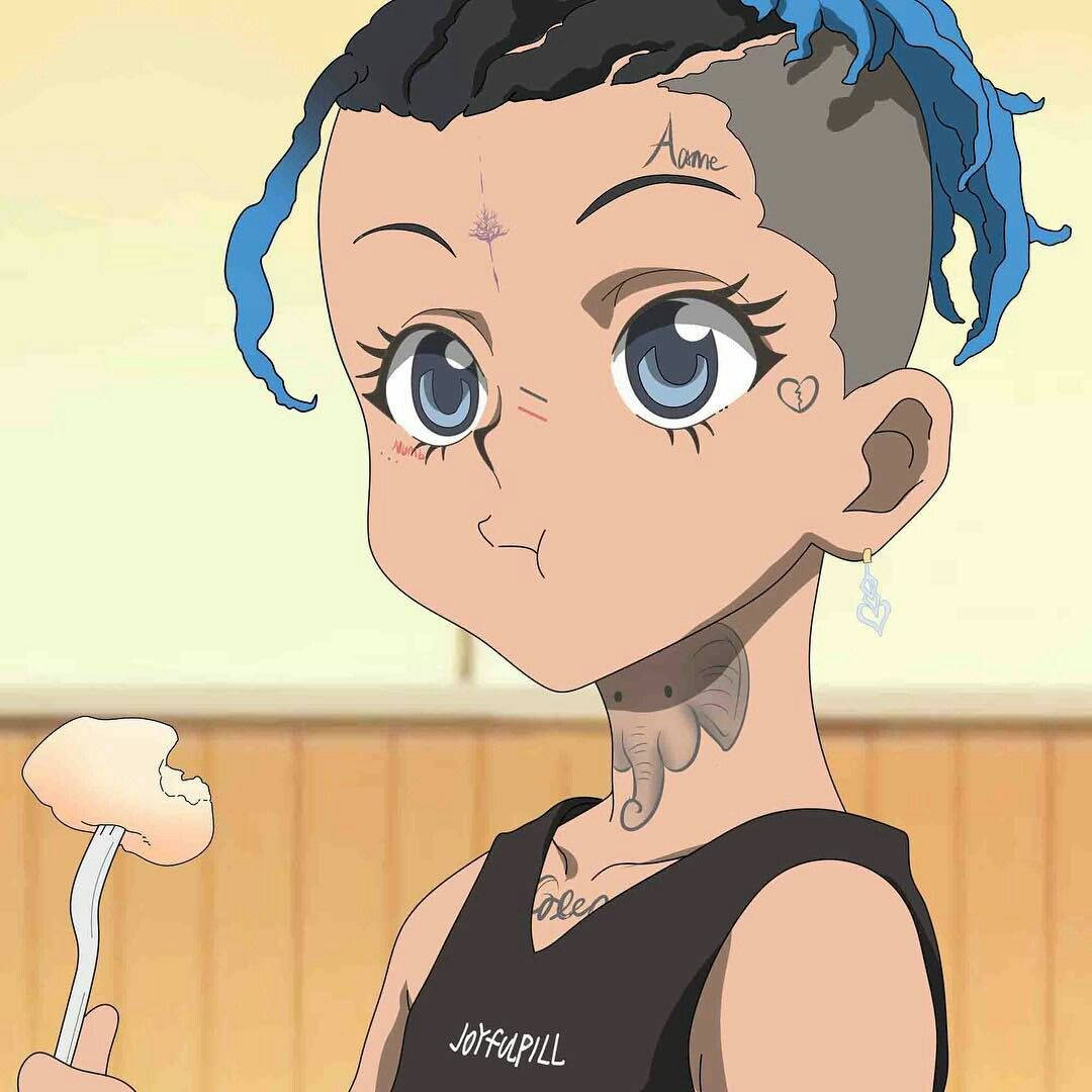 Xxxtentacion Anime Elefant Tatovering Bakgrunner