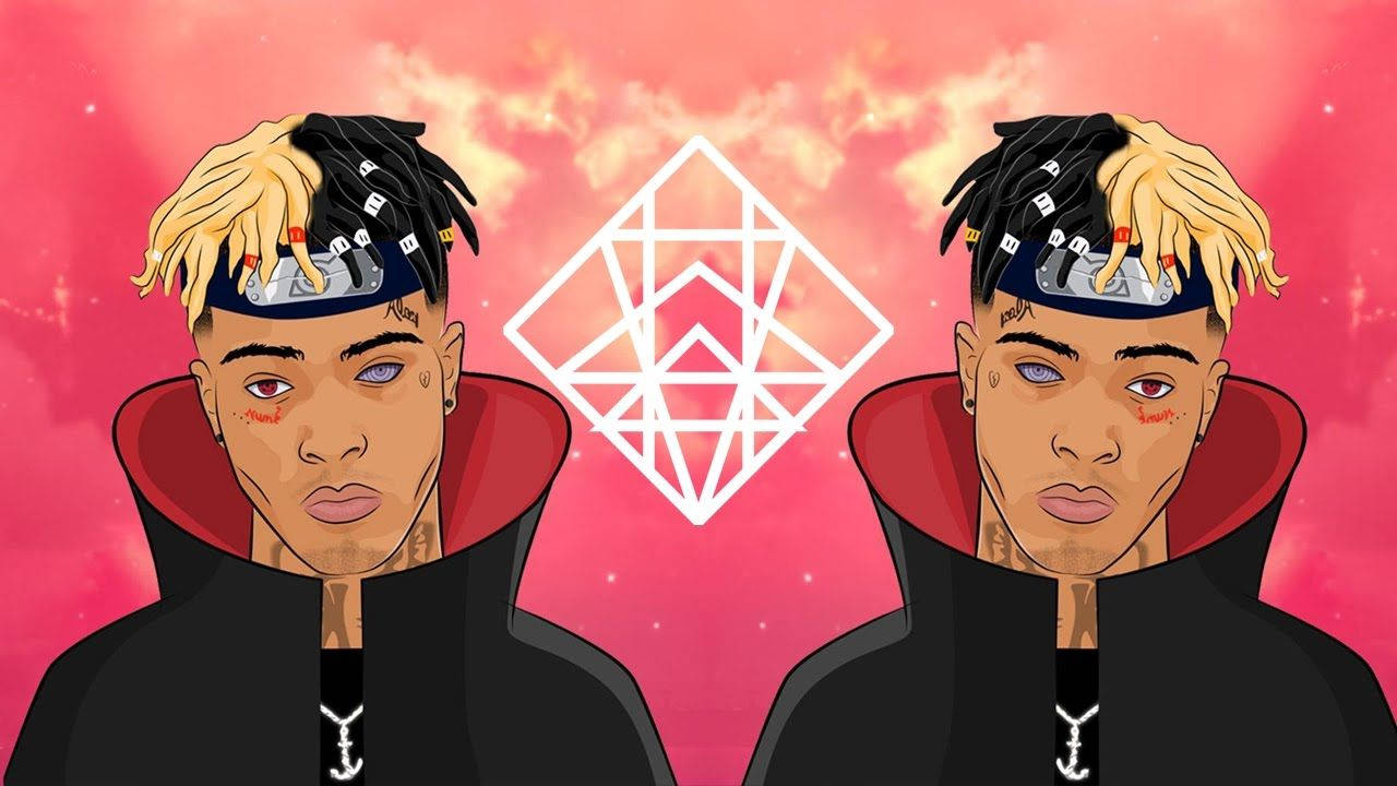 Xxxtentacion Anime Side To Side Kunst Bakgrunner