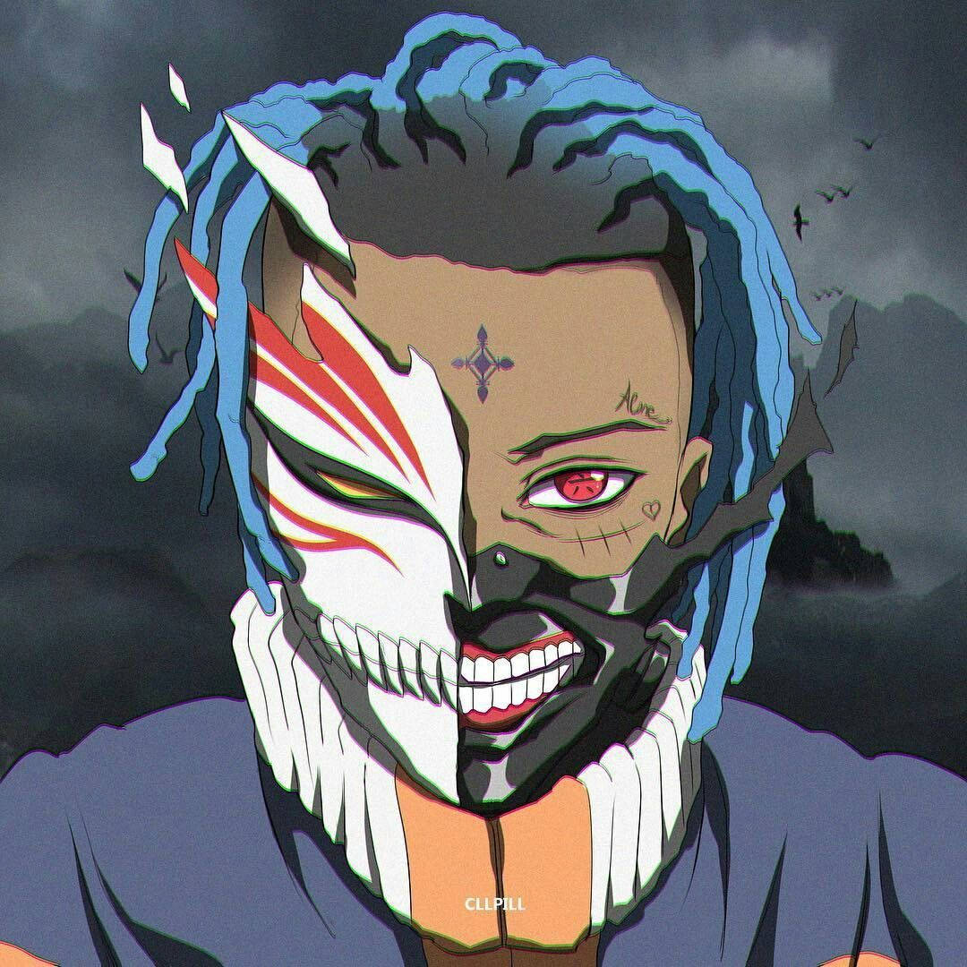 Xxxtentacion Anime Bleach Maske Bakgrunner