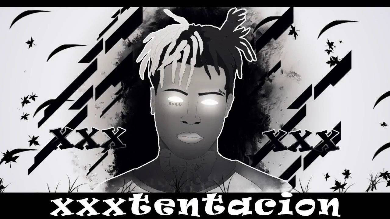 Xxxtentacion Anime Rapper Plakat Bakgrunner