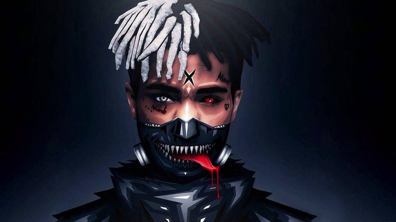 Xxxtentacion Anime Tokyo Ghoul Maske Bakgrunner