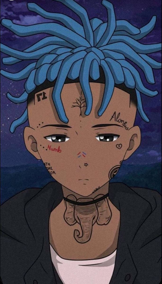 Xxxtentacion Anime Tatovert Rapper Bakgrunner
