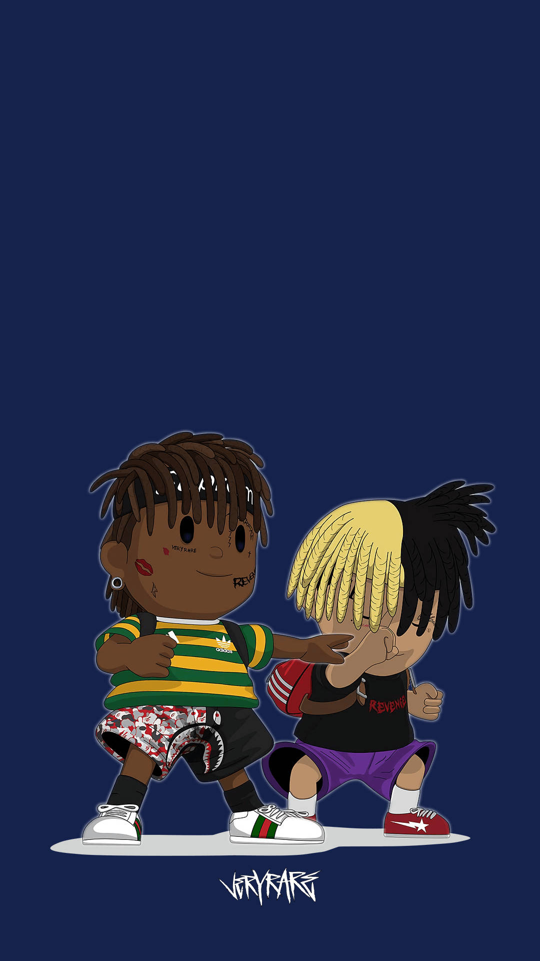 XXXTentacion og Juice Wrld Anime Bakgrunner