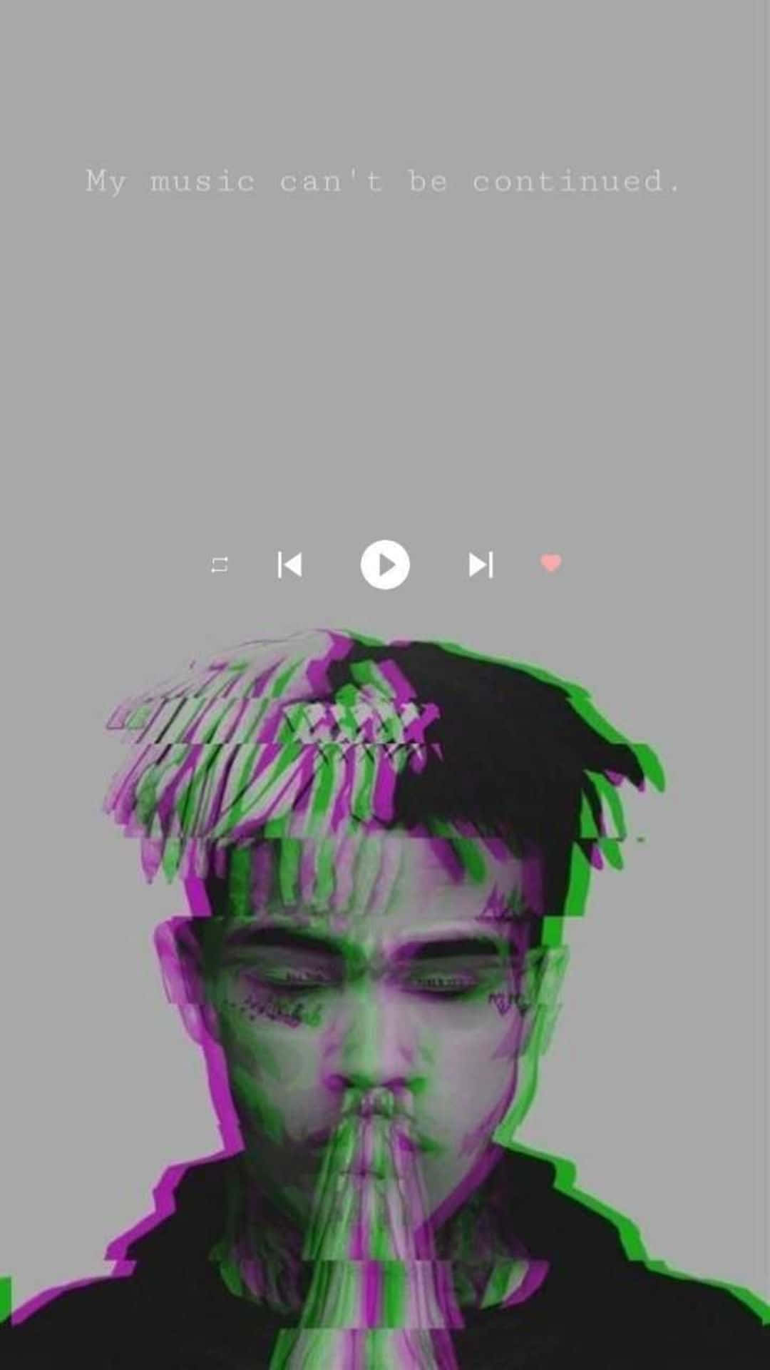 Xxxtentacion PFP-glitch Bakgrunner