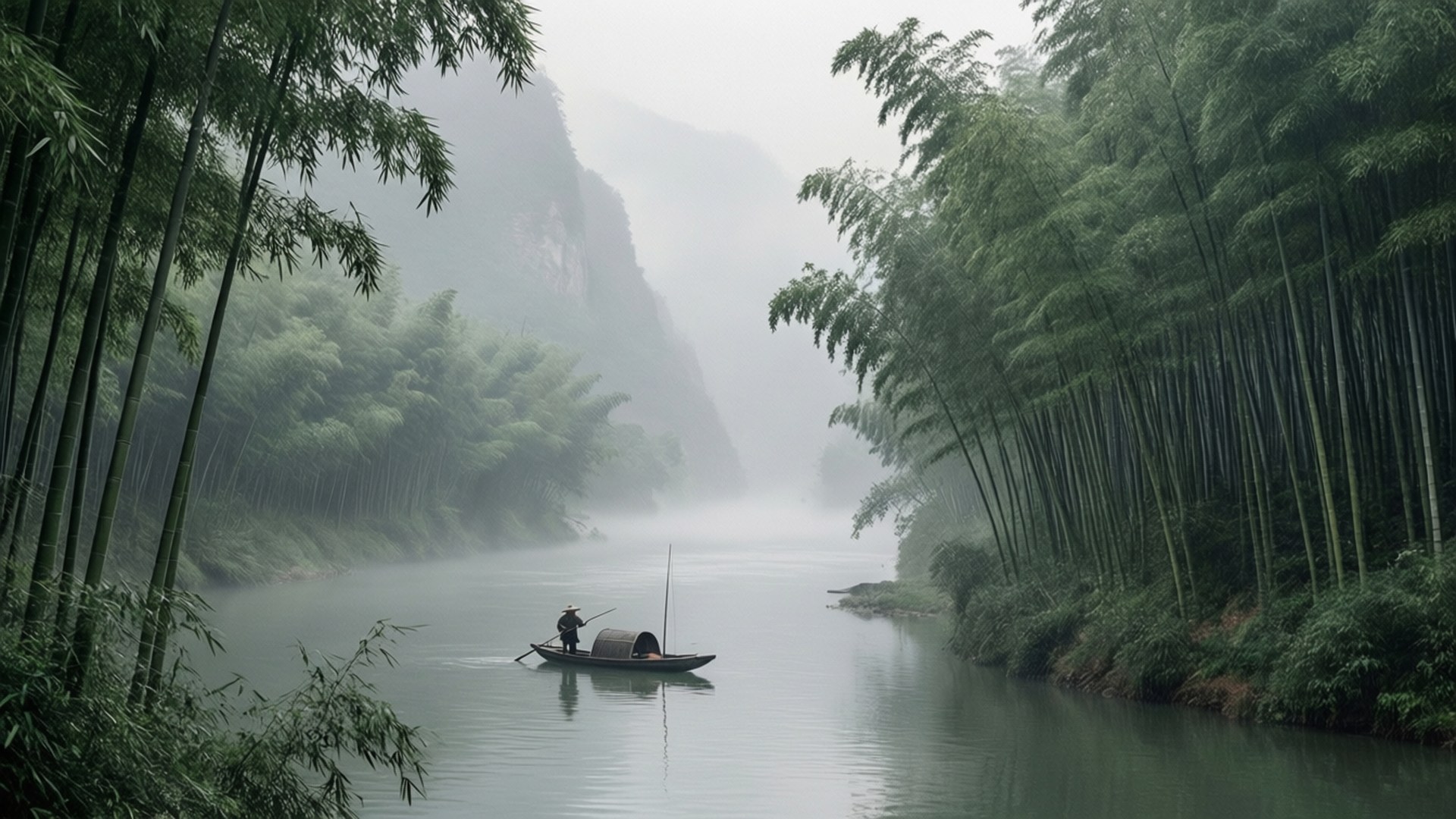 Yangtze-tåke Bakgrunner