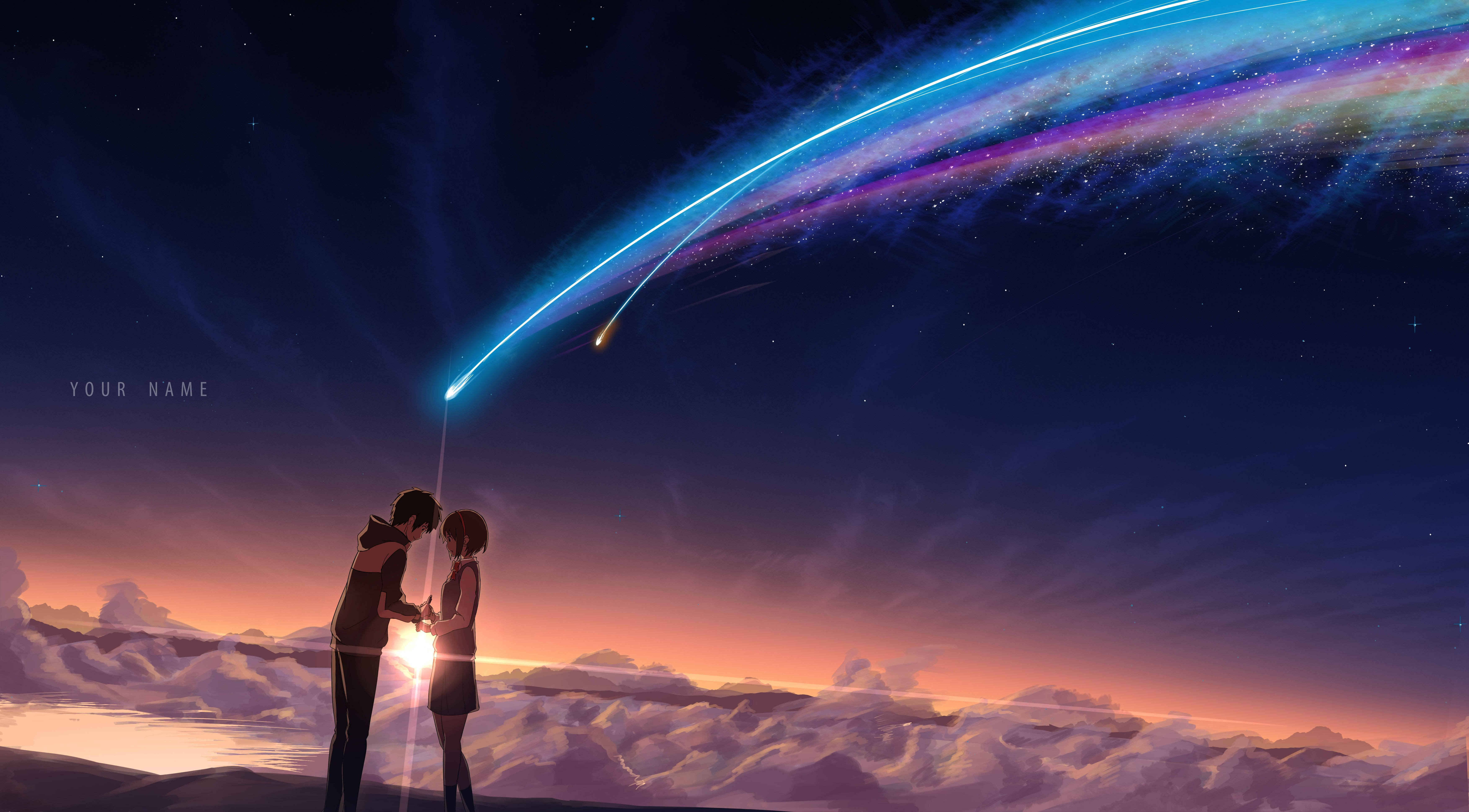 Your Name Anime Søte Par Bakgrunner