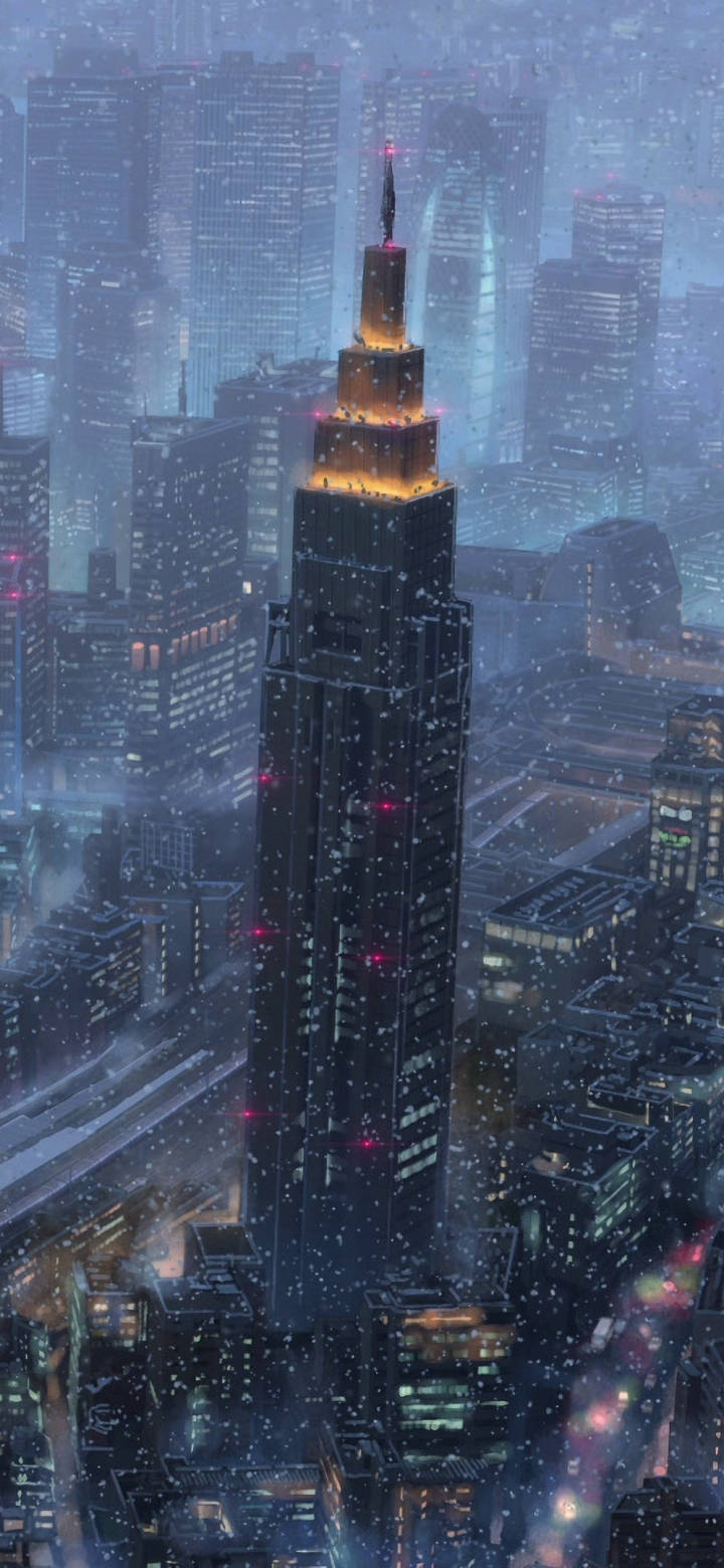 Your Name iPhone NTT Docomo-bygningen Bakgrunner