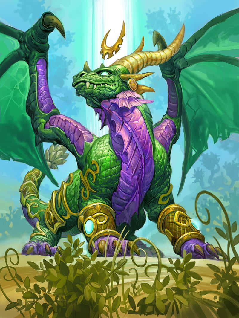 Ysera Dragon Pixel 3xl Hearthstone Bakgrunn Bakgrunner