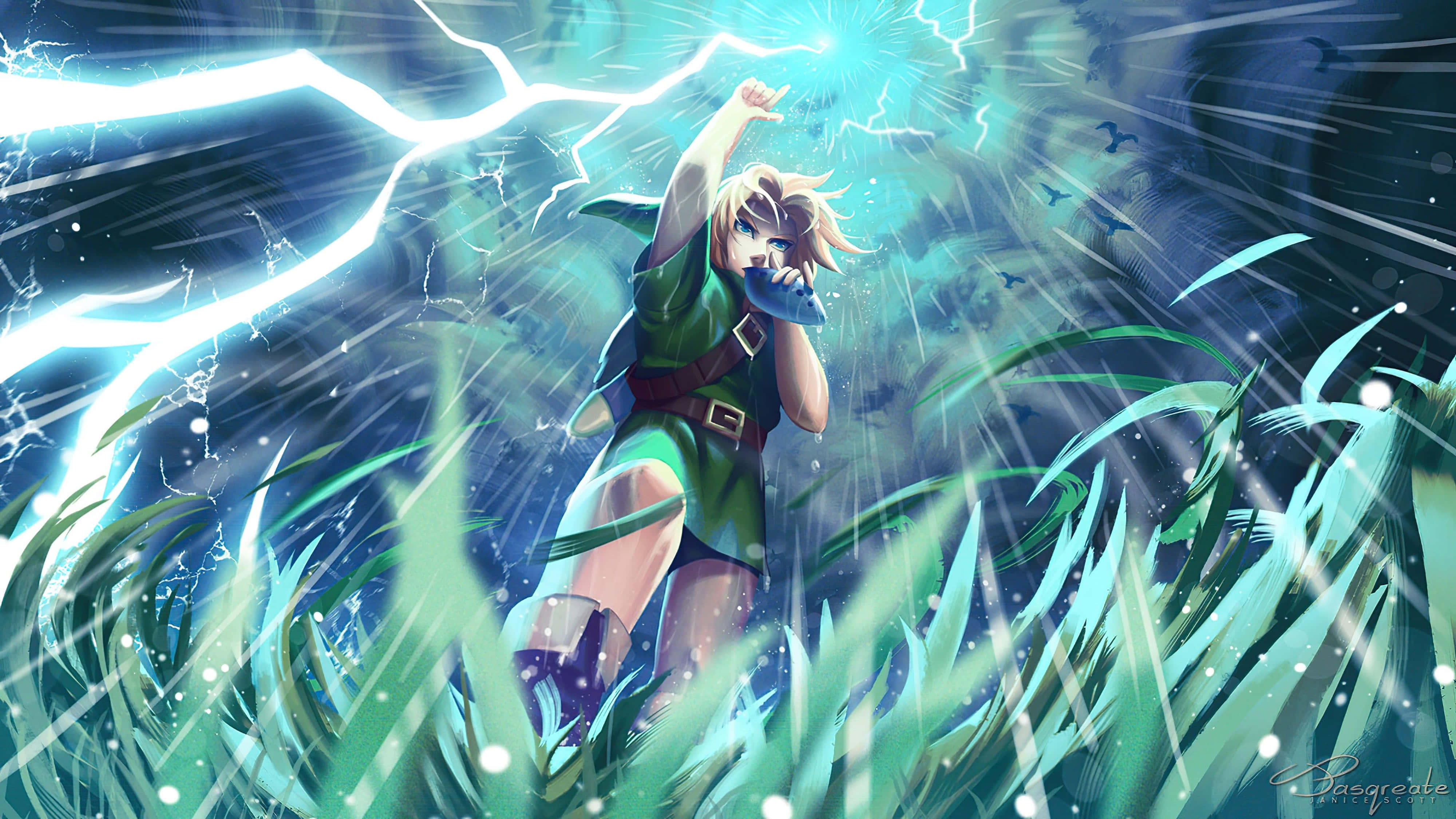 Zelda Breath Of The Wild 4K Lynet Bakgrunner