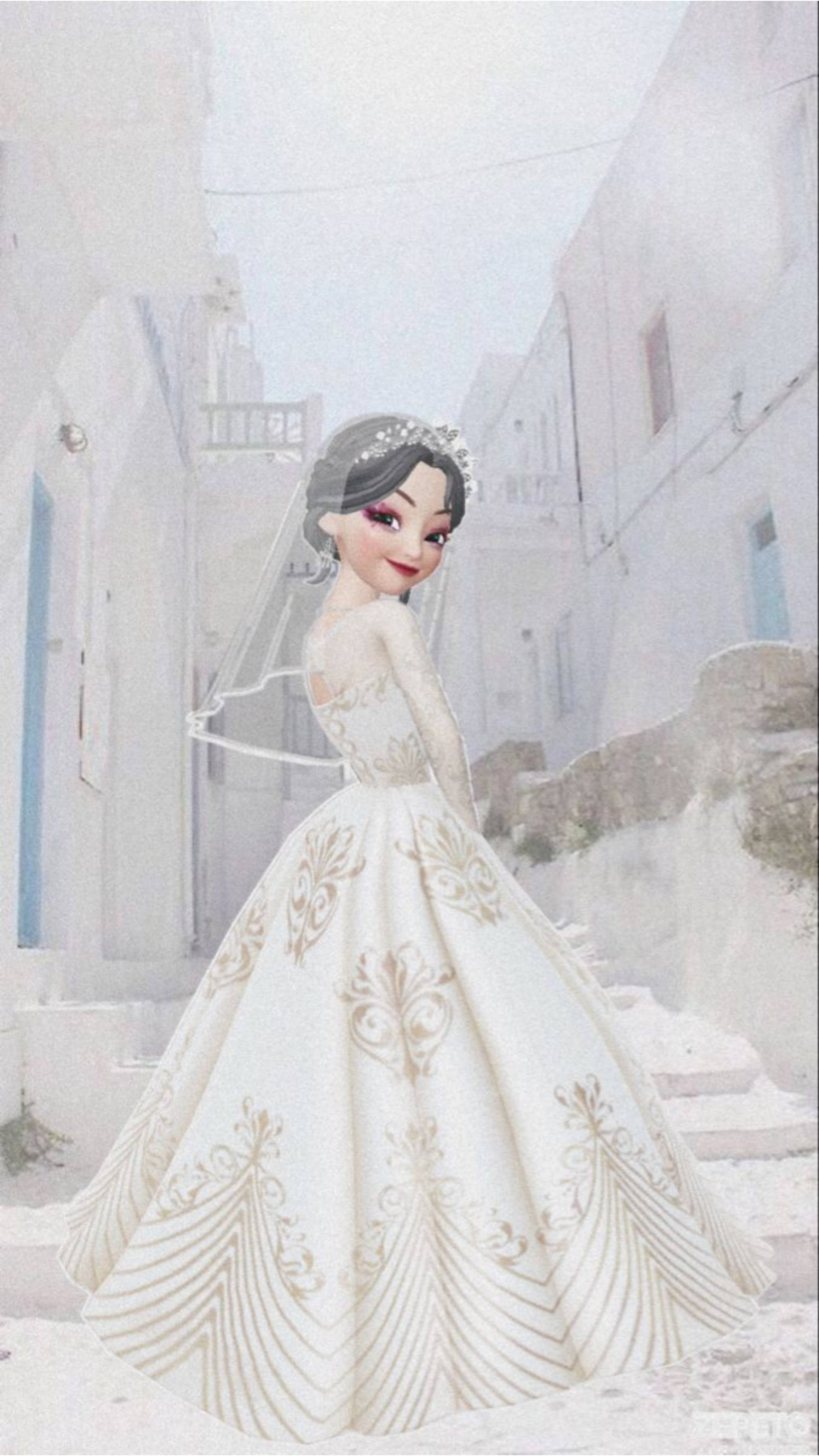 Zepeto vakker brud Bakgrunner