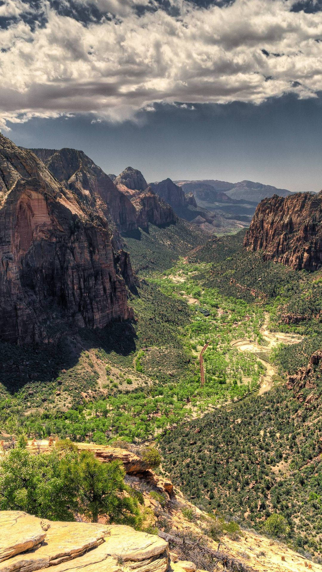 Zion nasjonalpark iPhone Bakgrunner