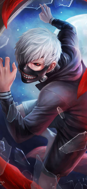 Ken Knuser Glass Tokyo Ghoul Iphone — iPhone 17 Pro Max Bakgrunner