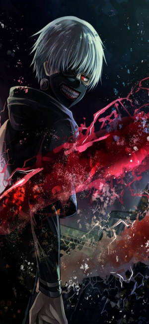 4K Anime IPhone Tokyo Ghoul Rød Hånd