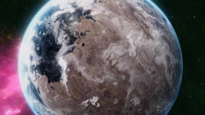 4K-bevegelig planet nærbilde — 4K space GIF Bakgrunner