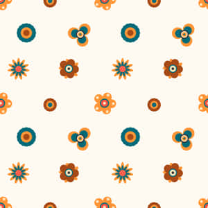 70-talls blomster — Minimalistisk estetikk Bakgrunner