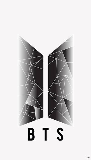 Abstrakt BTS-logo bakgrunnsbilde