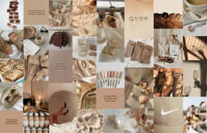 Estetisk beige bakgrunn — Estetisk mønster Bakgrunner