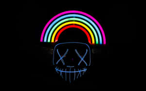 Neonestetisk bakgrunn — Neon estetikk Bakgrunner