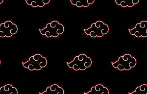 Akatsuki-logo svarte Shinobi-skyer