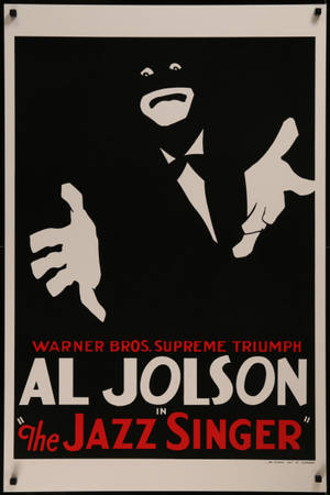 Al Jolson The Jazzy Singer Ekkelt Cover — Huawei MatePad 11.5 S (2025) Bakgrunner