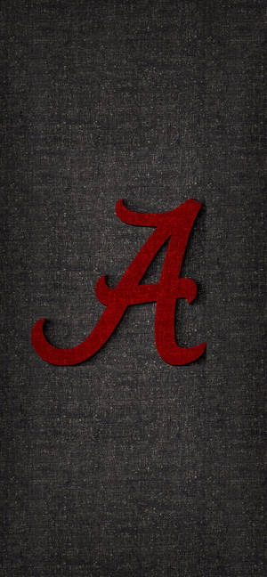 Alabama Crimson Tide Cloth Art bakgrunnsbilde — iPhone 13 Pro Bakgrunner