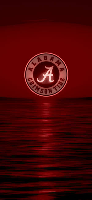 Alabama Crimson Tide mørk solnedgang bakgrunnsbilde