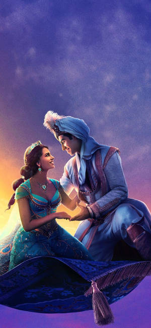 Aladdin Hold On Tight bakgrunnsbilde — iPhone 13 Pro Bakgrunner
