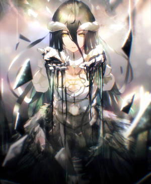 Vakker HD Albedo Overlord bakgrunn — Galaxy Z Fold 5 Bakgrunner