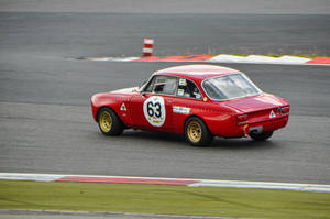 Alfa Romeo Giulia GTA Corsa coupé bilbakgrunn.