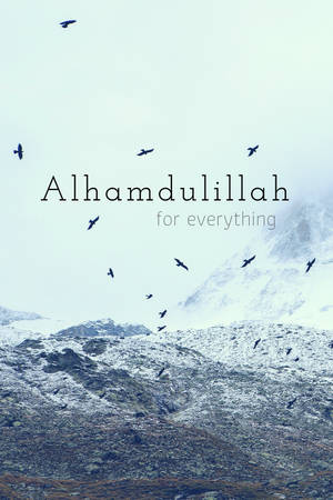 Alhamdulillah Fugler og Fjell — Fjell Bakgrunner