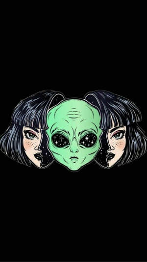 Alienjente trippy estetikk