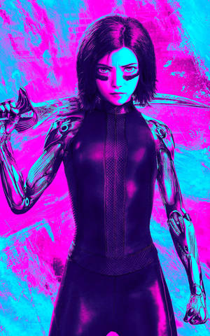 Alita Pop Art-bakgrunn — Galaxy Tab S9 Ultra Bakgrunner