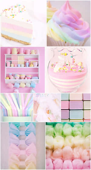 Pastellregnbuebakgrunn — Pastell regnbue Bakgrunner