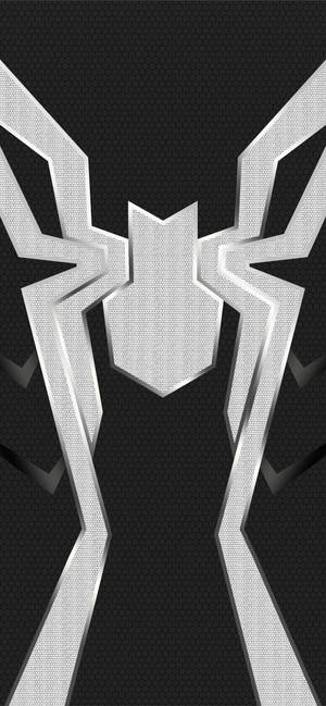 Spider Man Hvit — Galaxy A17 Bakgrunner