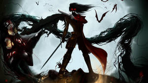 Alucard Edgy Anime-profilbilde bakgrunnsbilde — Xxxtentacion anime Bakgrunner