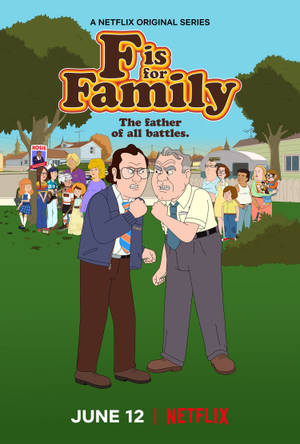 Amerikansk TV-serie F Is For Family — Huawei MatePad Bakgrunner