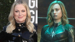Amy Poehler Brie Larson delt skjerm — Marvel Bakgrunner