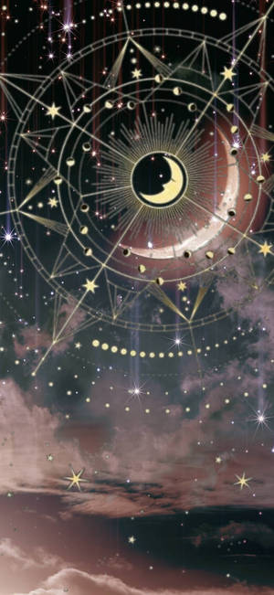 Åndelig estetisk sirkel månefase
