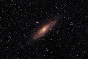 Andromeda-galaksen i universet bakgrunn