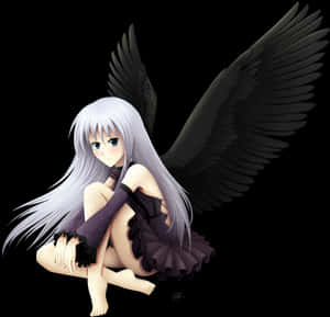Mørk engel PNG gjennomsiktige bilder - Engel anime jente gjennomsiktig, PNG nedlasting — Anime estetisk GIF Bakgrunner