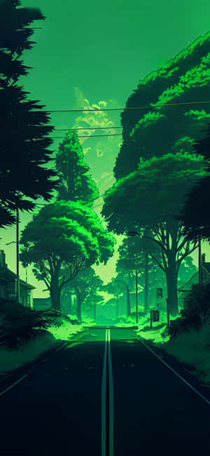 Anime-estetisk bakgrunn — Xperia 10 Bakgrunner