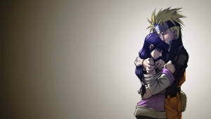 Anime-klem Naruto og Hinata bakgrunnsbilde — Naruto estetikk Bakgrunner