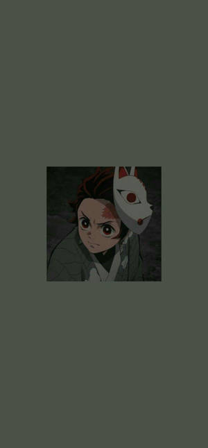 Anime låseskjerm Tanjiro Kamado — Demon slayer telefon Bakgrunner