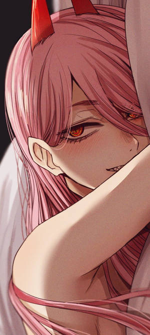 Anime Rosa Baddie Med Horn — Honor GT Pro Bakgrunner