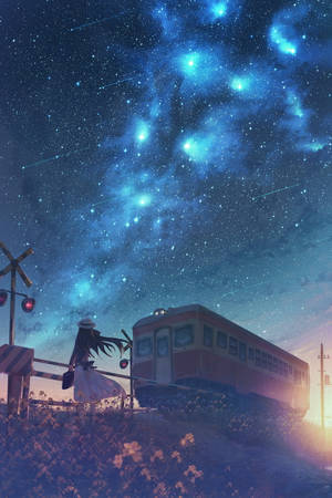 Anime stjernehimmel — Xiaomi Pad Bakgrunner