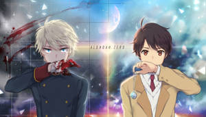 Animefigurer Aldnoah Zero bakgrunnsbilde — Animefigurer Bakgrunner