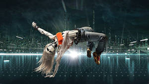 Animejente danser bakgrunnsbilde — Anime dans Bakgrunner