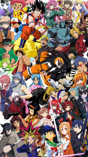 Animeverdenen er full av mangfoldige og fengslende karakterer — Kawaii Anime Bakgrunner